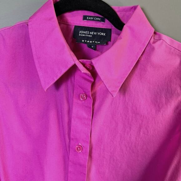 Lot / Bundle of 2 Jones New York Signature Sleeveless Button Up Tops Size Large - Picture 3 of 10